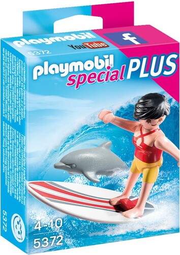 Playmobil Playmobil 5372 Planchiste avec dauphin (juil 2016) 4008789053725