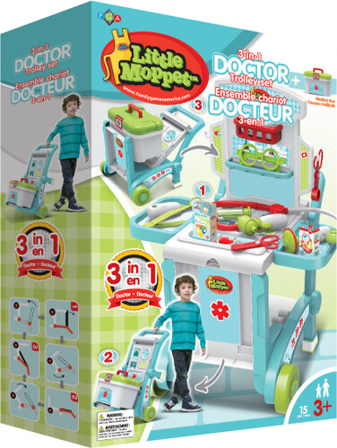 Little Moppet Little Moppet Chariot médical 3-en-1 086453055422
