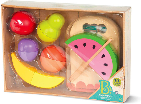 B. Brand B.Woody - Ensemble de fruits à couper "Chop 'N' Play" 062243448049