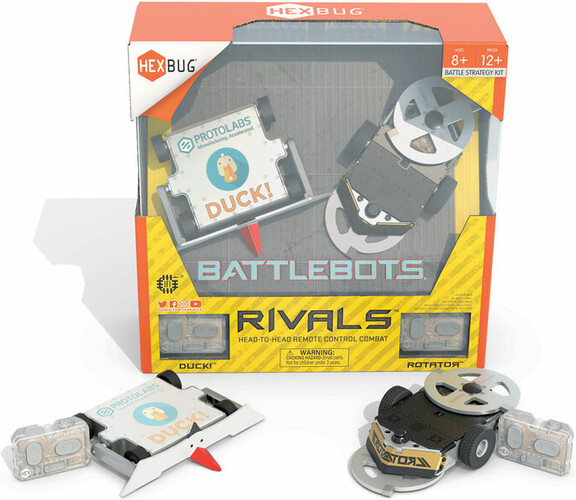 HEXBUG Battlebots rival 5.0 (duck & rotator) (fr/en) 807648069846