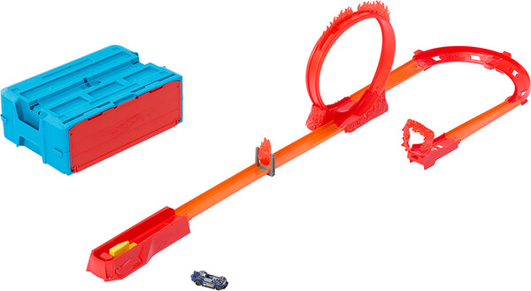 Hot Wheels Hot Wheels Track Builder-Coffret cascade enflammée (23) 194735123872