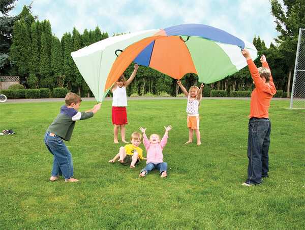 Toysmith Parachute 10' en nylon avec 12 poignées + sac 085761091948