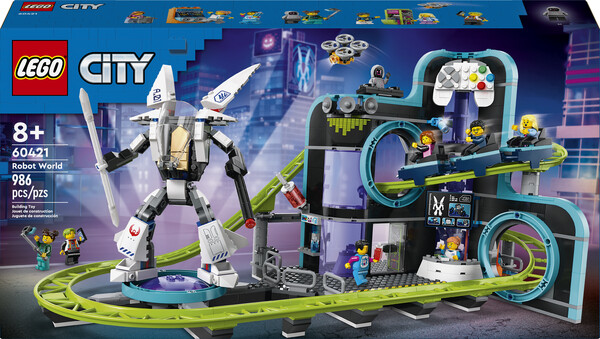 LEGO LEGO 60421 Le parc de montagnes russes Monde des robots 673419390095