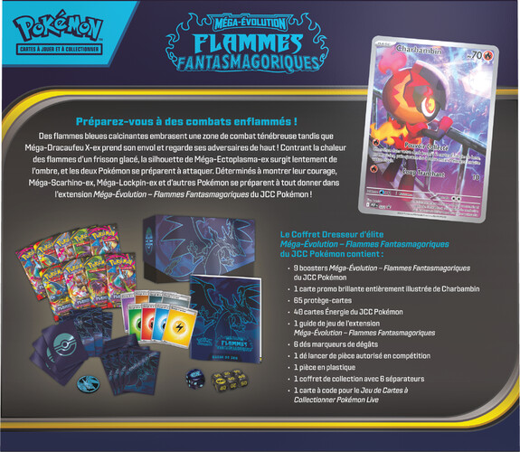 Pokémon Pokemon Mega Evolution 02 - phantasmal flames - Elite Trainer Box (francais) 196214124820