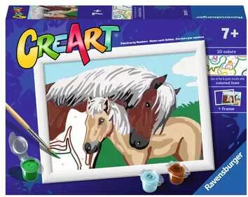Ravensburger CreArt Peinture à numéro CreART Mère et poulain 4005556200757