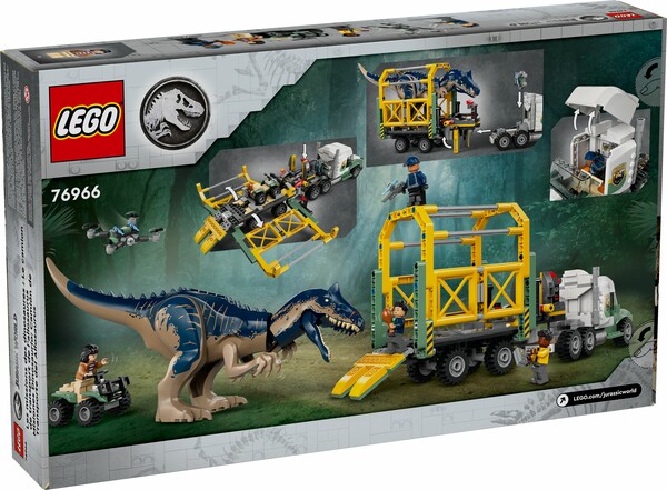 LEGO LEGO 76966 Les missions des dinosaures : Le camion de transport de l’allosaurus 673419388412