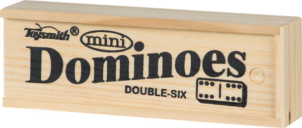 Toysmith Domino d6 mini, boitier en bois 085761220126
