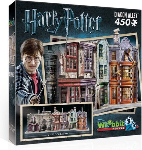 Wrebbit Casse-tête 3D Harry Potter Poudlard le Chemin de Traverse (450pcs) 665541010101