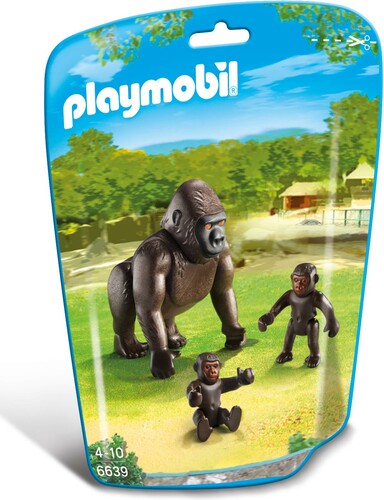Playmobil Playmobil 6639 Gorille et ses petits en sac (juil 2016) 4008789066398