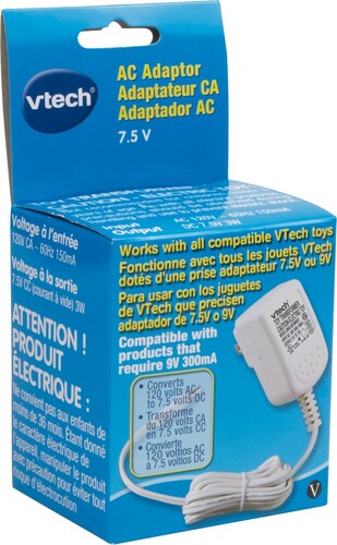 VTech VTech Adaptateur de courant CA (compatible avec tous VTech) (fr) 050803808778