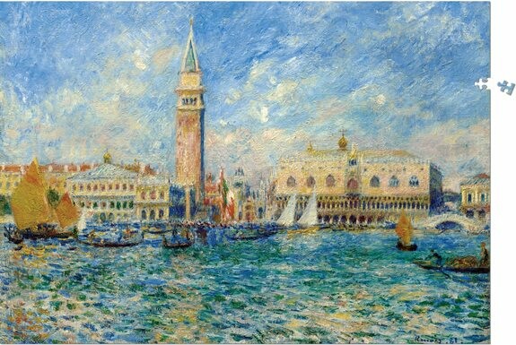 Casse-tete Calypto Casse-tête 1000 Vue De Venise Le Palais Des Doges (Pierre-Auguste Renoir) 685X480mm 3760124870077