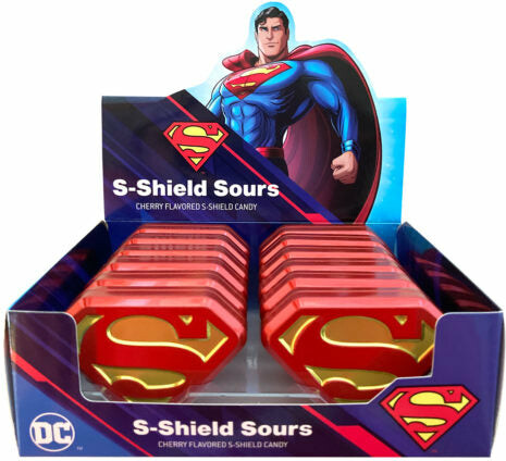 Boston America Corp Bonbons Superman cerise surs 611508176243