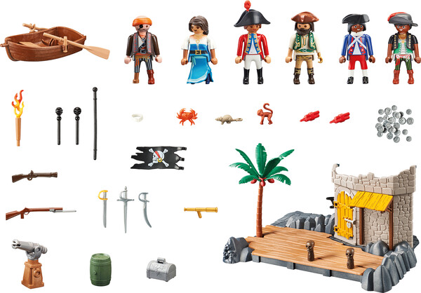 Playmobil Playmobil 70979 My Figures: Ilot des pirates 4008789709790