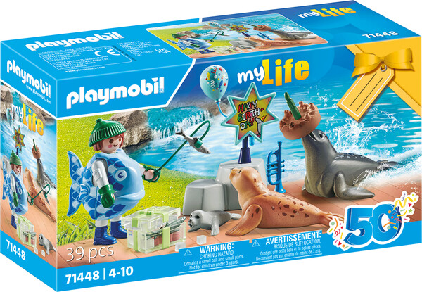 Playmobil Playmobil 71448 Animatrice avec otarie et phoques 4008789714480