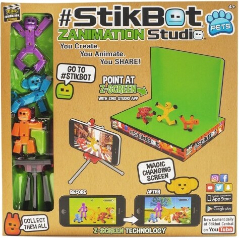 StikBot StikBot Pets pro studio d'animation figurine d'animal à animer 008983116176