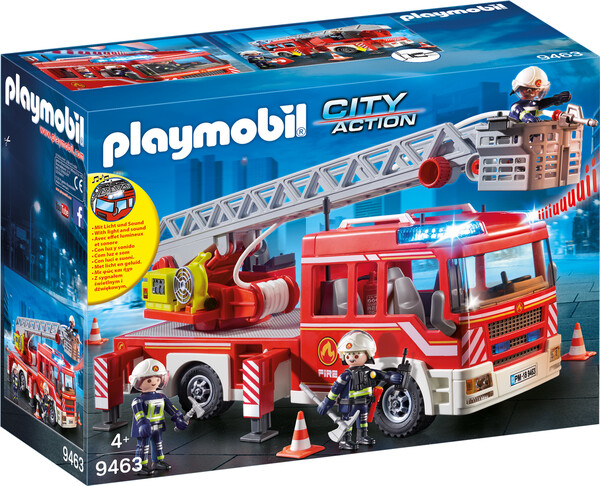 Playmobil Playmobil 9463 Camion de pompiers avec echelle pivotante 4008789094636