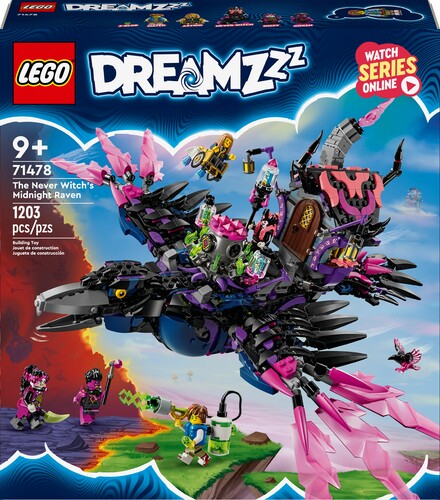 LEGO LEGO 71478 Le corbeau de minuit de la Sorcière des cauchemars 673419389389