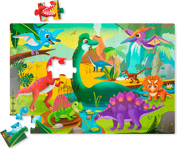 B. Brand Casse-tête Plancher 48 Dinosaures 062243467439