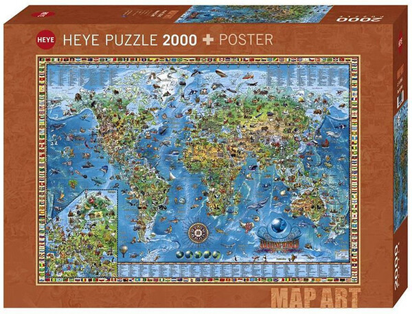 Heye Casse-tête 2000 amazing World 4001689298463