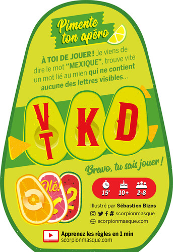 Scorpion Masqué Olé Guacamolé (fr) 807658001102