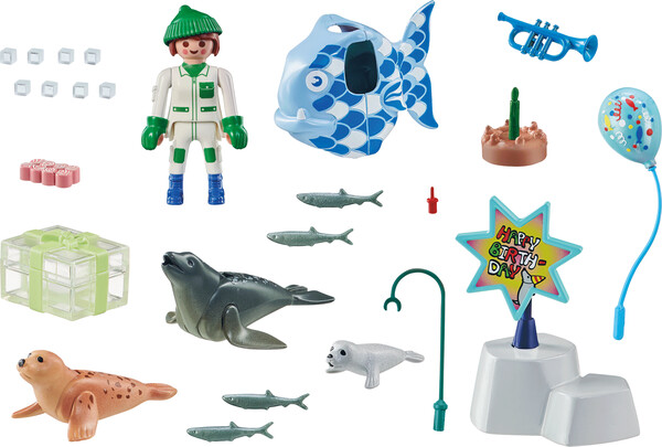 Playmobil Playmobil 71448 Animatrice avec otarie et phoques 4008789714480