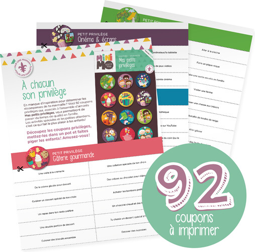 Minimo Mes petits privilèges (12 aimants) 628110966414