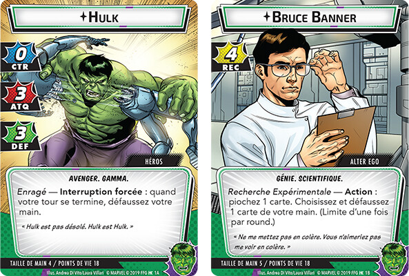 Fantasy Flight Games Marvel Champions jeu de cartes (fr) ext Hulk 8435407628540