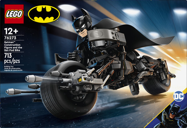 LEGO LEGO 76273 La figurine à construire de Batman™ et la moto Bat-Pod 673419390828