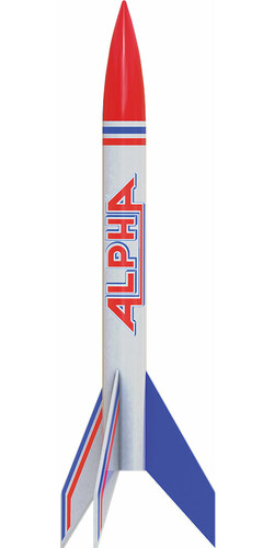 Estes Alpha bagged rocket kit-skill 1 047776012257