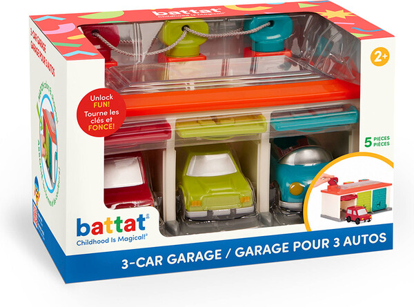 Battat Battat - garage à clés pour 3 autosprochain arrivage: novembre 2025 062243350946