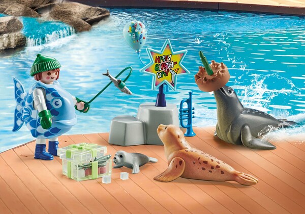 Playmobil Playmobil 71448 Animatrice avec otarie et phoques 4008789714480