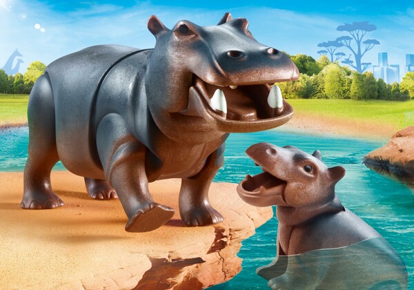 Playmobil Playmobil 70354 Hippopotame et son bebe (mars 2021) 4008789703545
