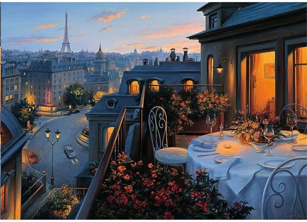 Ravensburger casse-tête Casse-tête 1000 Balcon parisien 4005555006565