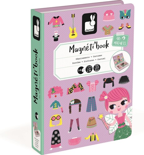 Janod Magnetibook (fr/en) - Costumes filles 3700217327187