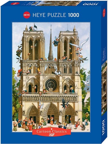Heye Casse-tête 1000 J-J Loup - Vive Notre-Dame! Paris, France 4001689299057