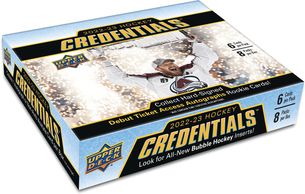 Upper Deck Upper Deck Credentials Hockey 22/23 Booster Box 053334140324