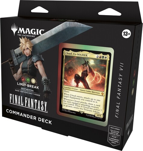 Wizards of the Coast MTG Final fantasy commander Limit break 