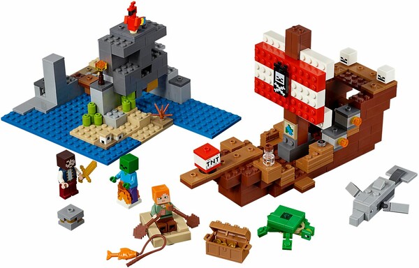 LEGO LEGO 21152 Minecraft - L'aventure du bateau pirate 673419304467