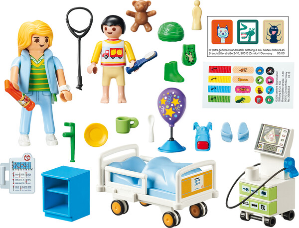 Playmobil Playmobil 70192 Chambre d'hôpital pour enfant 4008789701923