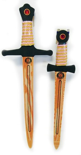 Liontouch Costume chevalier woodylion moyenne épée rose/or (51.5 x 10.4 cm) 5707307510014