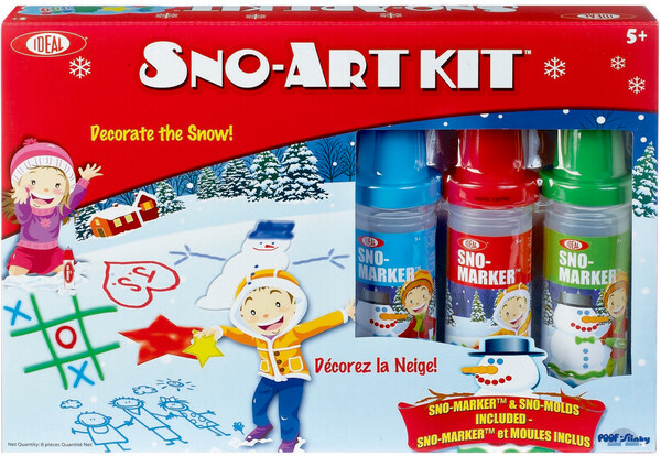 Ideal Toy Ensemble peinture sur neige et moules (fr/en) 026608083221