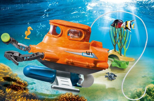 Playmobil Playmobil 9234 Cloche de plongée avec moteur submersible 4008789092342
