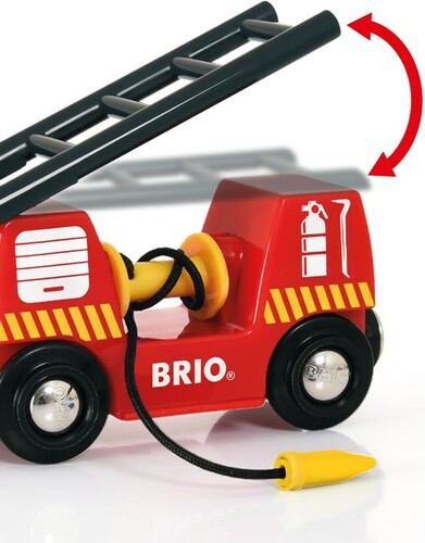 BRIO Brio Train en bois Caserne de pompiers 33833 7312350338331