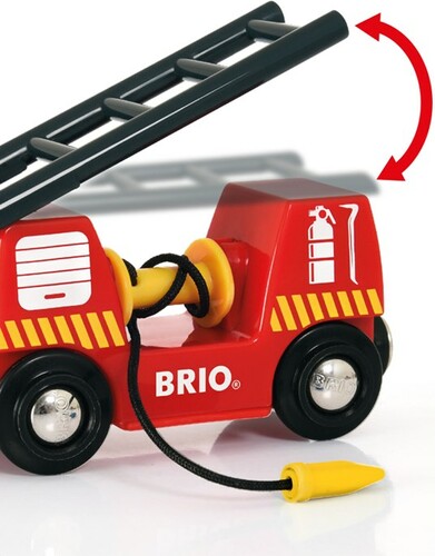 Brio Train Brio Train en bois Caserne de pompiers 33833 7312350338331