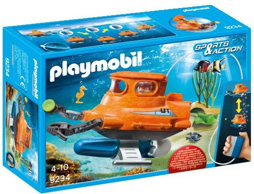 Playmobil Playmobil 9234 Cloche de plongée avec moteur submersible 4008789092342