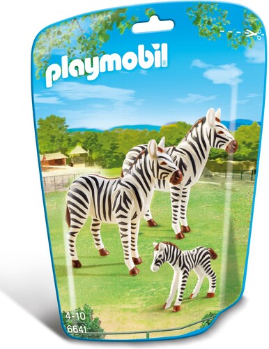 Playmobil Playmobil 6641 Famille de zèbres en sac (juil 2016) 4008789066411