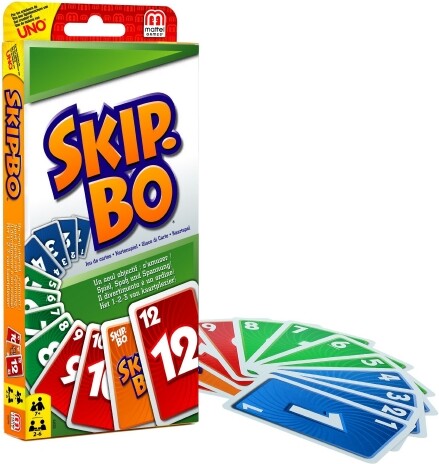 Mattel SKIP-BO (fr/en) jeu de cartes 078206020504