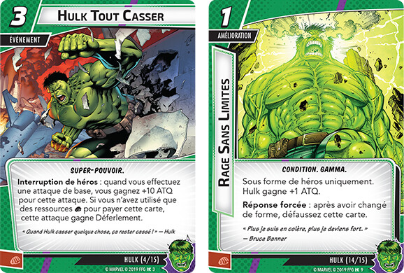 Fantasy Flight Games Marvel Champions jeu de cartes (fr) ext Hulk 8435407628540