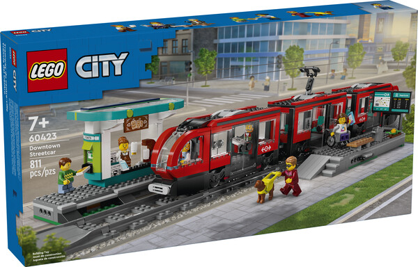 LEGO LEGO 60423 Le tramway et la gare du centre-ville 673419389747