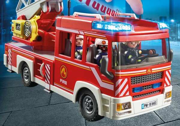 Playmobil Playmobil 9463 Camion de pompiers avec echelle pivotante 4008789094636